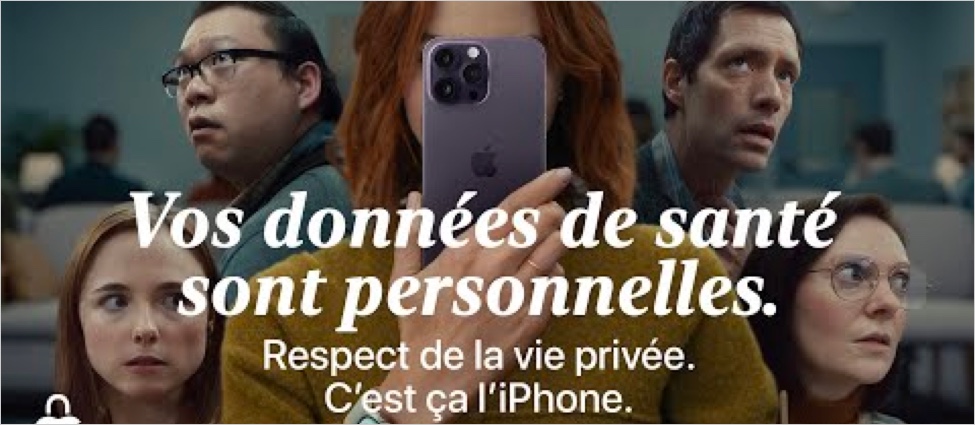 Apple se moque gentiment de la collecte de données personnelles